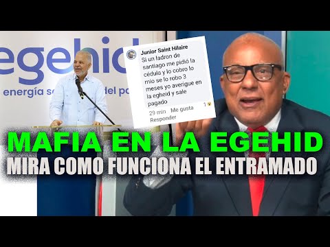 BOMBAZO!! Roberto Tineo revela mafia en La EGEHID, mira como funciona el entramado Y QUIENES SON