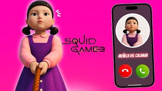 LLAMADA A LA MUÑECA📞 DEL CALAMAR 2025⭕🟥🔺📞 - Bienvenido al gran juego🎠🎡