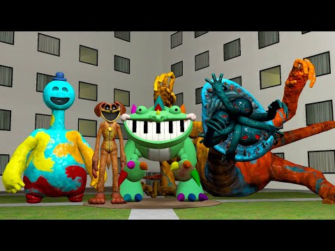 Pianosaurus And Dogday was surrounded, but something went wrong... (Garry's Mod) POPPY PLAYTIME 4