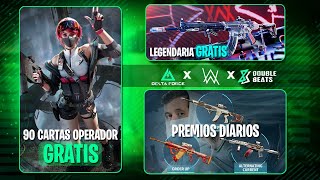 SKINS DE COLABORACION y ARMAS LEGENDARIAS GRATIS en ALLAN WALKER x DELTA FORCE
