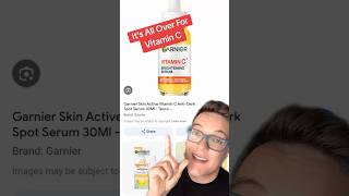 IS IT OVER FOR VITAMIN C - Bye Bye Garnier Vitamin C Serum #shorts