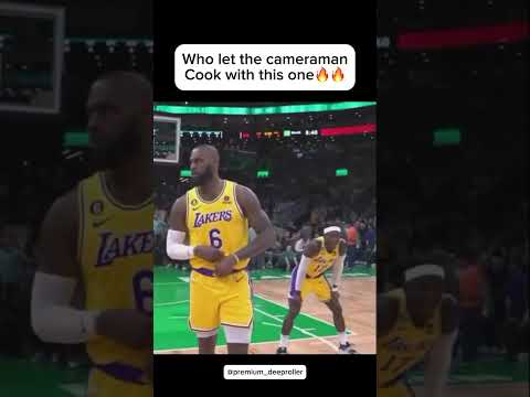 Who let the cameraman Cook with this one🔥🔥 #nba #basketball #cameraman #cook #camera #lebronjames