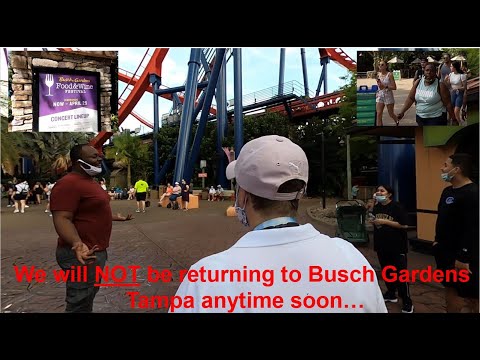 We Will Not Be Returning To Busch Garden s Tampa Anytime