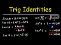 Trigonometric Identities and Formulas