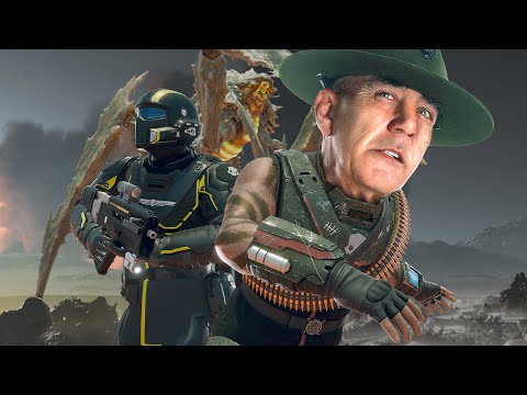 DRILL SERGEANT MEETS HILARIOUS PLAYER IN HELLDIVERS 2