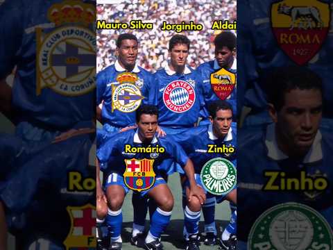 BRAZIL lineup World Cup 1994 | Clubs in 1994. #football #shorts #brazil #worldcup