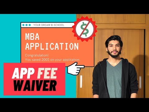 Get MBA Application Fee Waiver | Save money on US...