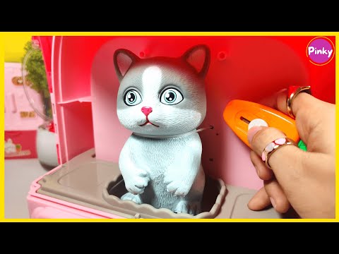 💜 [Toy ASMR] 10 Minutes Satisfying with Unboxing Kitty Salon ASMR (no music) 💜