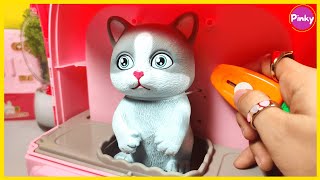 💜 [Toy ASMR] 10 Minutes Satisfying with Unboxing Kitty Salon ASMR (no music) 💜