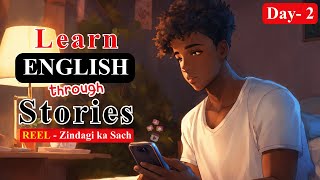 Never Waste your 🕒Time on REELS  | Learn English through Stories E-2 | Vidya Connection by Kanchan