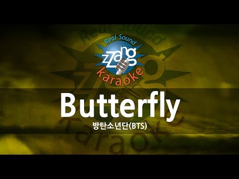 [짱가라오케/원키/노래방] 방탄소년단(BTS)-Butterfly (버터플라이) KPOP Karaoke [ZZang KARAOKE]