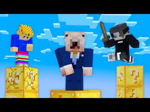 Survivre 24H sur des Pilliers en Lucky Block...
