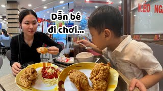 Hái Mớ Cải, Lượm Trứng Rồi Đưa 2 Bé Với Bà Út Đi Chơi. Lâu Rồi Bé Sâm Không Xuất Hiện trên video 