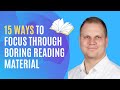 Effective Reading Strategies and Techniques