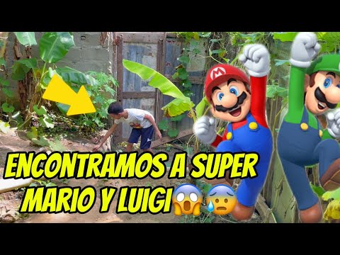 Encontramos a súper Mario y luigi 😱🌎😰