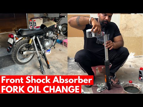 Royal Enfield Front Shocker Oil - Fork Oil Change | Part 2