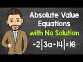 Understanding Absolute Value Equations with No Solution