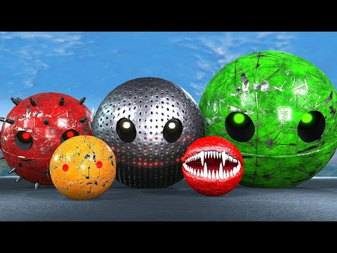 Pacman vs Monsters Compilation | Robot Pacman vs Cartoon cat 229