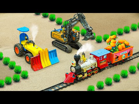 Diy tractor mini Bulldozer Harvesting Farm | Excavator rescue Train transport Agricultural | HP Mini