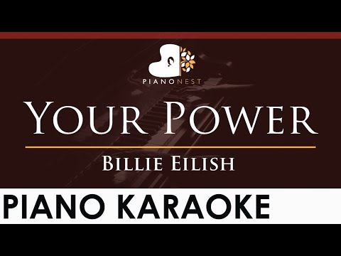 Billie Eilish – Your Power – HIGHER Key (Piano Karaoke Instrumental)