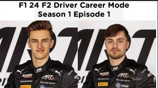 F1 24 F2 Driver Career Mode - Season 1 Episode 1