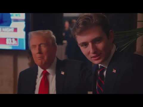 Barron appears at the presidential campaign of the three 2024