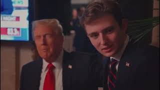 Barron appears at the presidential campaign of the three 2024