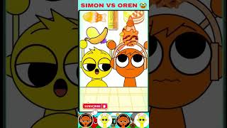 SPRUNKI OREN VS SIMON 😱😱😱 HELP THEM BY SUBSCRIBING! #sprunki #roblox #shorts