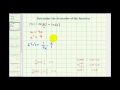 Understanding Derivatives of Natural Logarithms