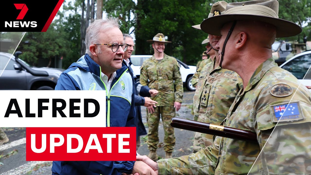 Cyclone Update: PM warns ‘If It’s Flooded, Forget It’ as ex-Cyclone Alfred wreaks havoc | 7NEWS