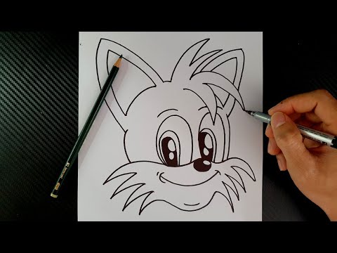 How To Draw TAILS Step By Step - Draw TAILS - Sonic 2 Movie