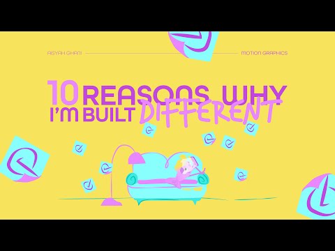 10 Reasons Why I'm Built Different | Motion Graphic Cover Image
