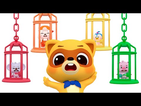 Learn Colors with Prison Break⛓️ | Kids Cartoon | Color Songs + Games | Lotty Friends