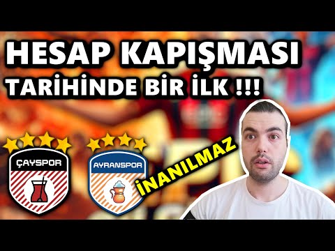 HESAP KAPIŞMASI TARİHİNDE BİR İLK 😲 TARİHE GEÇEN KAPIŞMA 🎯eFootball 2025 Mobile Çayspor vs Ayranspor