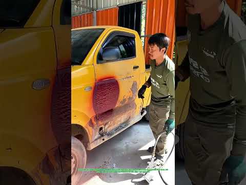 차량 도료를 벗기다: 액체 한 방울이 만드는 깨끗한 해체