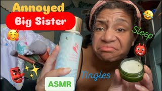 ASMR - Big Sister Does Your Makeup