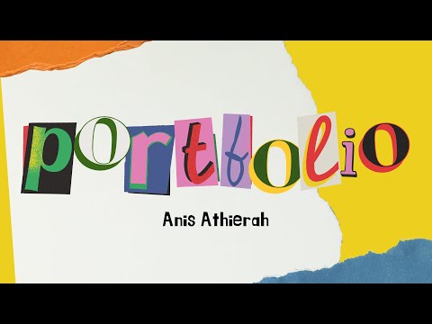 Portfolio Anis Athierah 2023 Cover Image
