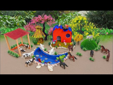 How to make a fun farm | DIY Mini Projects | @RaceToyTime