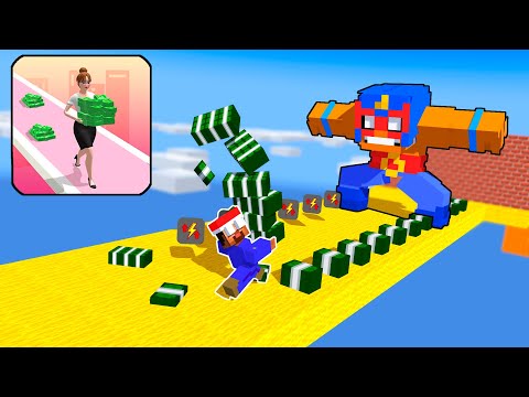 Minecraft Mobs: MONEY RUN 3D CHALLENGE 2 - Minecraft animation