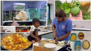 Monthly Grocery Shopping and how I organize my Fridge / What I packed for my kid's Lunch box?