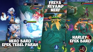 10+ UPDATE ADVANCE! HERO BARU PUNYA 9 SKILL COLLAB SKIN LUFFY ONE PIEACE, FREYA - MOBILE LEGENDS
