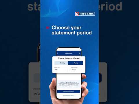 How to Quickly Request Card Statement via MyCards | HDFC Bank