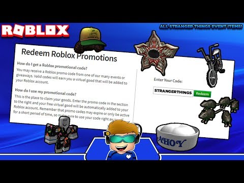 Roblox Stranger Things Promo Codes 07 2021 - stranger things 3 roblox event