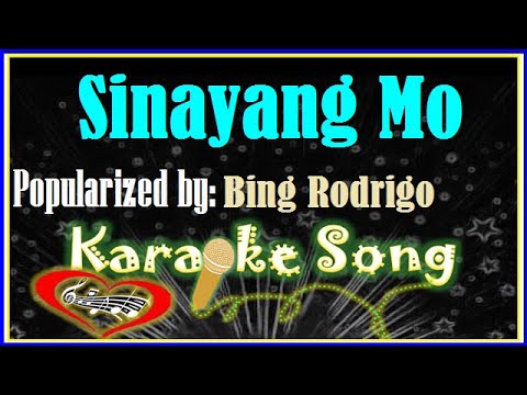 Sinayang Mo Karaoke Version by Bing Rodrigo- Karaoke Cover