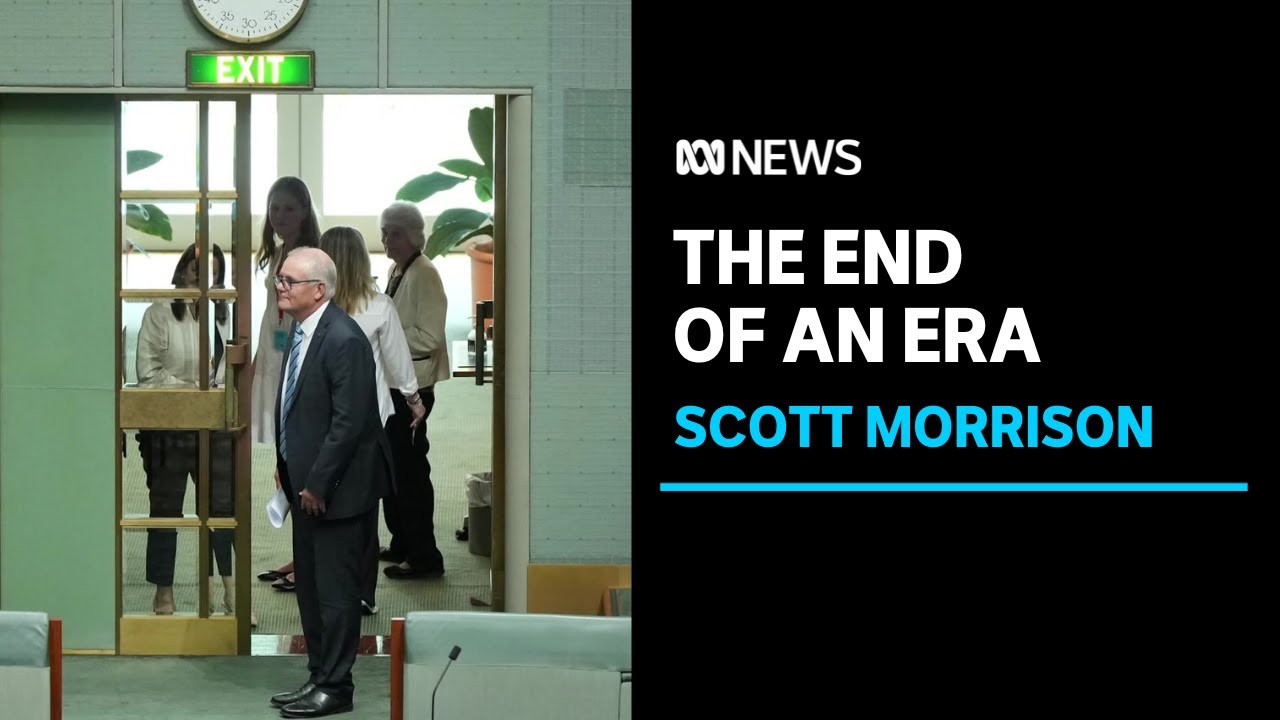Former PM Scott Morrison bids final farewell to the Parliament