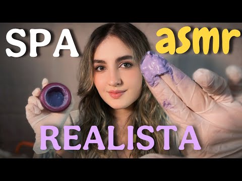 ASMR SPA Realista en TU CARITA (Tratamiento Facial)