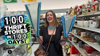WE'VE NEVER SEEN THESE BEFORE! THRIFTING 100 STORES! | Ep. 2: Goodwill Shopping