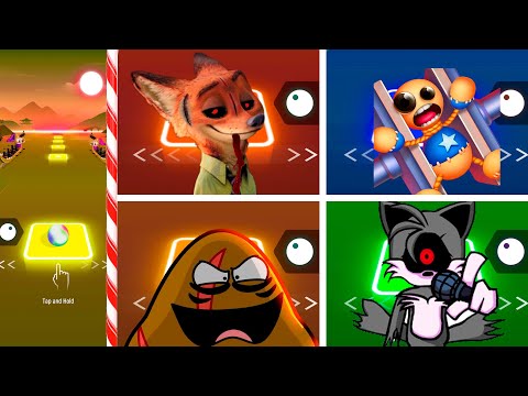 Zootopia Exe Vs Kick the Buddy Vs Pou Vs Tails Exe | #tileshop