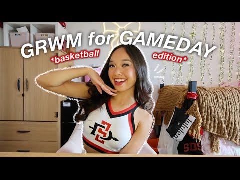 GRWM for GAMEDAY *freshman year @ SDSU*