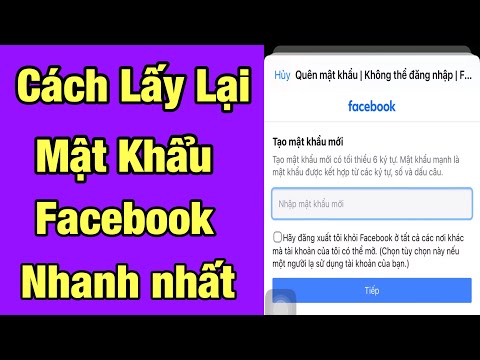 Cách lấy lại mật khẩu Facebook